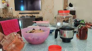 Plum Cake preparation Soaking Dry Fruits [upl. by Schiro]