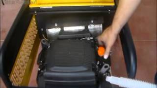 Kipor Motor Generator KGE12E3 first start and How to change oil and filters [upl. by Fillbert]