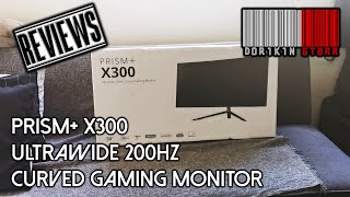 PRISM X300 Ultrawide 200Hz Curved Gaming Monitor  Review [upl. by Burroughs]