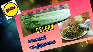 Celery Thoran kerala styleമലയാളത്തില്‍indianfood londonmalayali malayalam celery [upl. by Damian502]