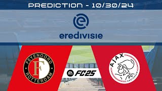 Feyenoord vs Ajax Amsterdam  Prediction  202425 Eredivisie  EA FC 25 [upl. by Magna]