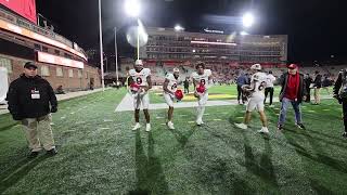 Rutgers football beats Maryland becomes bowl eligible [upl. by Anne]