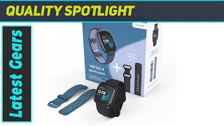 Fitbit Versa 4 Fitness Smartwatch with Daily Readiness GPS 247 Heart Rate 40 Exercise [upl. by Emmey]