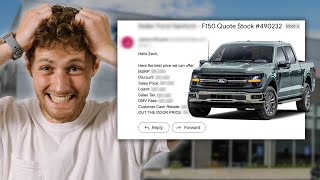 Emailing 100 FORD DEALERS to Get the PRICE of the SAME CAR [upl. by Anecuza]