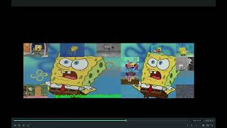 SpongeBob  quotSuper Spongequot  Sparta Jolly Rancher Remix Comparison [upl. by Pudens]