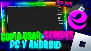 NUEVO EJECUTOR SIN KEY PARA ANDROID Y PC 2024  COMO USAR SCRIPTS EN ROBLOX [upl. by Paza328]