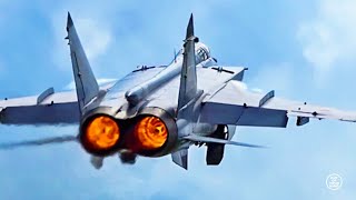 Russian MiG31 Fighter Jet In Action [upl. by Adeehsar]