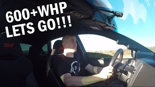 First Reaction To The 600 WHP Subaru STI  Highway Pulls amp Acceleration [upl. by Eatnoj]