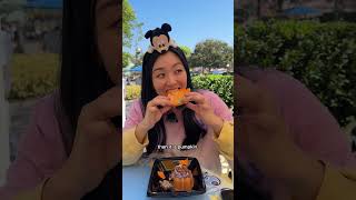 Trying 2024 Disneyland Halloween Foods from Jolly Holiday 🎃 [upl. by Alcine]