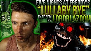 Vapor Reacts 428  FNAF SFM FNAF ANIMATION quotLullaby Byequot SFM by LordBlazoom REACTION [upl. by Elurd477]