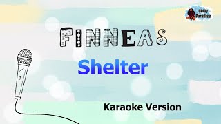 Finneas  Shelter Karaoke Version [upl. by Damal]