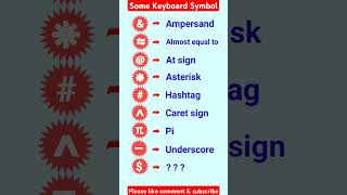 Some Keyboard ⌨️ Symbols ll English Tips [upl. by Kubiak]