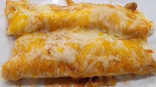 Quick and Easy Chicken Enchiladas Recipe  Enchiladas with Red Sauce [upl. by Eyak443]