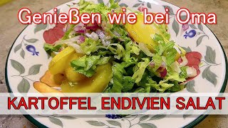 Genießen wie bei der Oma KARTOFFEL  ENDIVIENSALAT saisonaler Wintersalat [upl. by Caneghem]