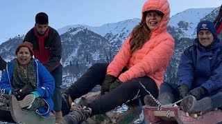 Ultimate SLEDGE Ride with in LAWS  Ep 2  KASHMIR 2023 Vlog series [upl. by Alih]