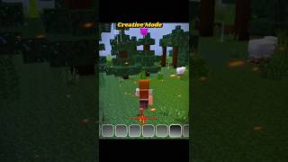 MINCRAFT SURVIVAL MODE VS CREATIVE MODE mincraftgame goviral trendingvideo foryou [upl. by Liggett882]