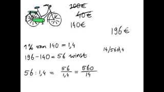 Procenten 7  Met hoeveel procent is iets toegenomen Huurverhoging winst en meer [upl. by Anelle759]