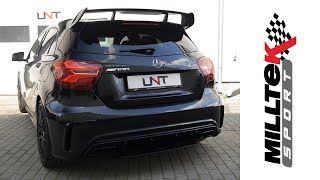 MercedesBenz A45 AMG  Wydech Milltek Sport Catback Nonresonated exhaust  Wydechowepl [upl. by Jaimie336]