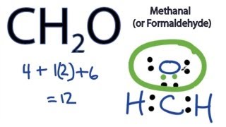 How to Draw the Lewis Dot Structure for CH2O Formaldehyde [upl. by Claudius]