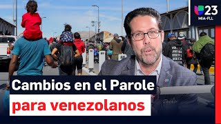 ¿Se acaba el Parole humanitario para venezolanos Abogado aclara dudas [upl. by Arytal]