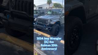 Check out the 2024 Jeep Wrangler JL 4xe Rubicon 20th Anniversary Edition jeep wrangler rubicon [upl. by Ayotan]