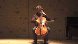 JS Bach  Suite pour violoncelle  Raphael Pidoux [upl. by Jalbert]