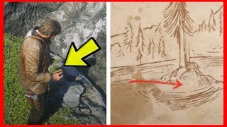 GOLD BARS TREASURE FOUND IN RED DEAD REDEMPTION 2 Treasure Map 3 Location [upl. by Ingaborg539]