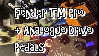 Fender Tonemaster Pro with a selection of Analogue drive pedals in the loopfendertonemasterpro [upl. by Berkman]