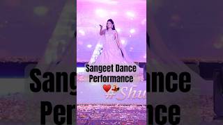 Bride’s Sangeet dance performance  Lagan Laagi Re ♥️ sangeetdance bride indianwedding [upl. by Odnomyar688]