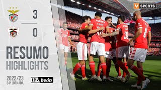 Highlights  Resumo Benfica 30 Santa Clara Liga 2223 34 [upl. by Augustus]