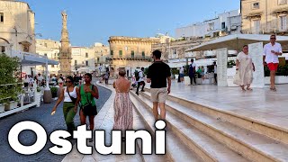 OSTUNI THE WHITE CITY 🇮🇹 Italy Walking Tour 4k [upl. by Nueormahc]