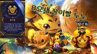 롤토체스 8요새 꿀이빨 누누 키우기 featAD쉔 [upl. by Llertnahs]