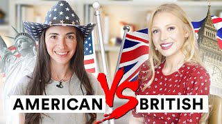 BRITISH vs AMERICAN ENGLISH  Accent amp Vocabulary Comparison [upl. by Eirallam62]