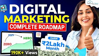 Digital Marketing Roadmap 2024 FASTEST Way to Learn Digital Marketing amp Get Job Full Guide [upl. by Eblehs]