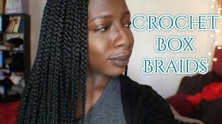 Crochet Box Braids  Freetress Medium Box Braid [upl. by Ronym]