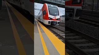 Caltrain Electric Local Train 612 at Bayshore [upl. by Assed]