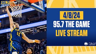 The Warriors Are In The PlayIn And The Giants Got A Comeback Win  957 The Game Live Stream [upl. by Refinaj277]