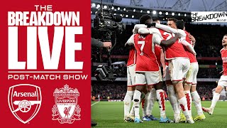 REACTION  Premier League Arsenal 31 Liverpool  The Breakdown Live [upl. by Htiekel]