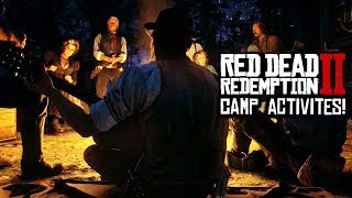 Red Dead Redemption 2 Gameplay  NEW RDR2 BASE amp CAMP ACTIVITIES NEW RDR2 CAMPSITE DETAILS RDR2 [upl. by Harden223]