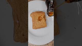 Savoury French toast Snack peanut butter and Maple Syrup [upl. by Ailelc]