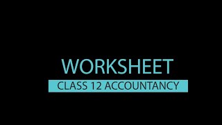 Worksheet in Nepali  Grade 12  Accountancy HSEB NEB [upl. by Nishi]