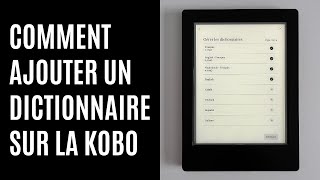 Comment ajouter un dictionnaire sur la liseuse Kobo [upl. by Leahcim535]