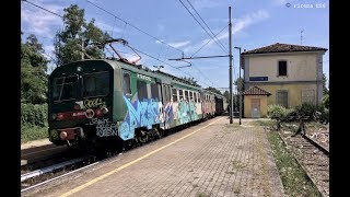 Treni in pianura Ferrovia Cremona  Treviglio RFI  Trenord [upl. by Notsag175]