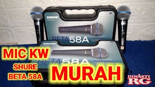 Review Mic Shure Beta 58A kw VS Soundcrest Beta 58D Ori [upl. by Gallagher]