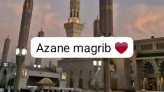 Azane magrib musjid e nabi ma subanallha❤muqadas life in madina [upl. by Celik554]