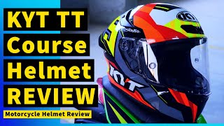 KYT TT Course Motorcycle Helmet Review  Part 2 [upl. by Yekim610]