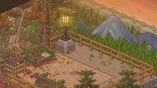 Lookout🌤 Autumn🍂  HABBO Speed Build Exterior🛠 [upl. by Aerdnas]