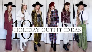 10 Holiday Outfit Ideas [upl. by Nioe991]