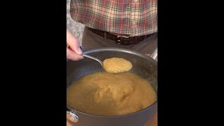 Brandy Applesauce  A quick homemade side dish for Thanksgiving thesauceandgravychannel gravyguy [upl. by Faunia]