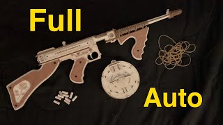 Full Auto Shell Ejecting Wooden Gun That WORKS  ROKR Submachine Gun [upl. by Varin122]